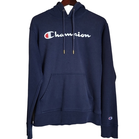 3/$25 Champion Logo Navy Sweatshirt - Small - Picture 1 of 5
